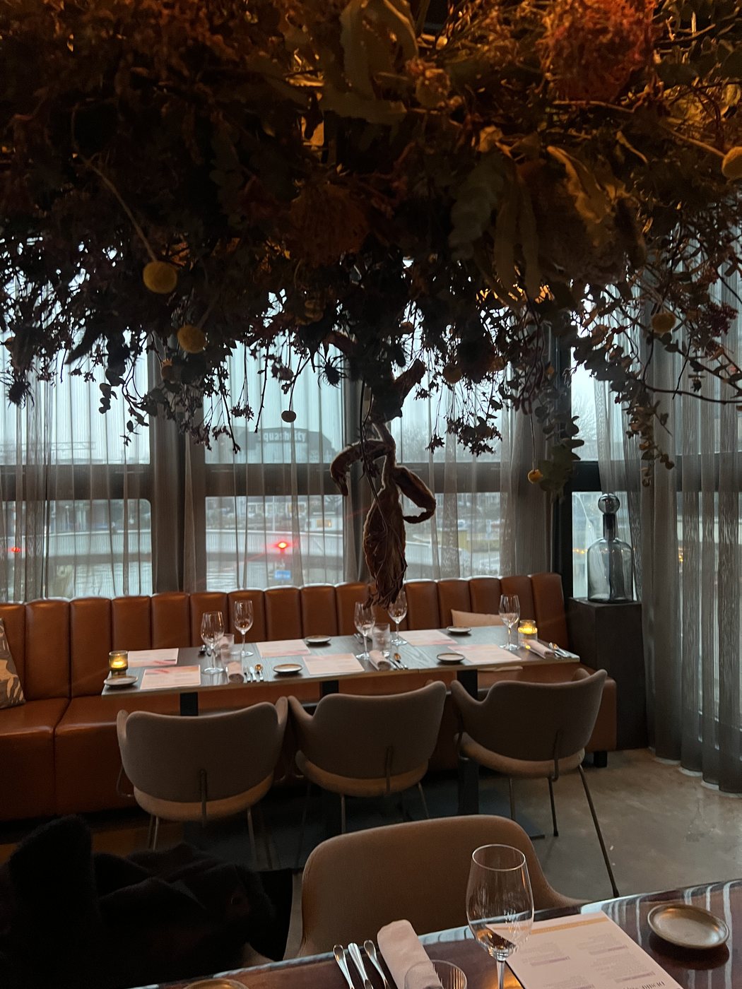 The dinner table at Wolf Atelier