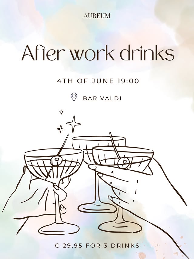 After Work Drinks at Bar Valdi